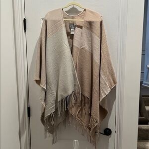 Soia & Kyo Light Tan Shawl - New Without Tags